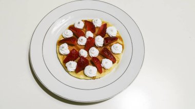 Ev yapımı kek akçaağaç şurubu - amatör fotoğraf