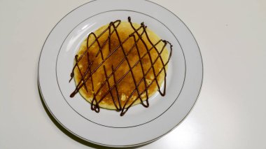 Ev yapımı kek akçaağaç şurubu - amatör fotoğraf