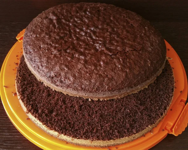 Gâteau Chocolat Fait Maison — Photo