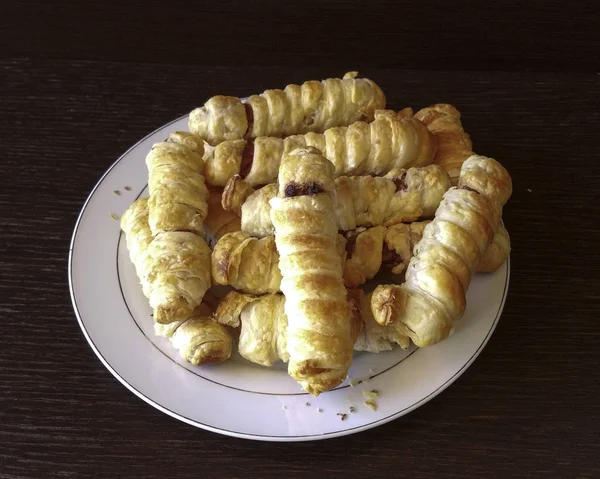 Ev yapımı parmak gıda wurstel tarihlerde bir mumya - üstten görünüm