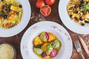 İtalyan gıda, sorrentino, mantı ve fettuccine genel gider atış