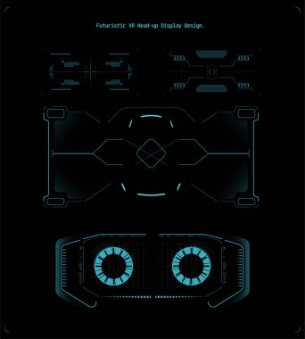 Hud arka plan dış uzaya. Infographic öğeleri. Dijital veri, iş arka plan. Infographic öğeleri. Fütüristik kullanıcı arabirimi.