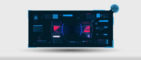 Rufnummern Anrufbar Etiketten Anrufboxleisten Und Moderne Digitale Informationen Digitale Info — Stockvektor