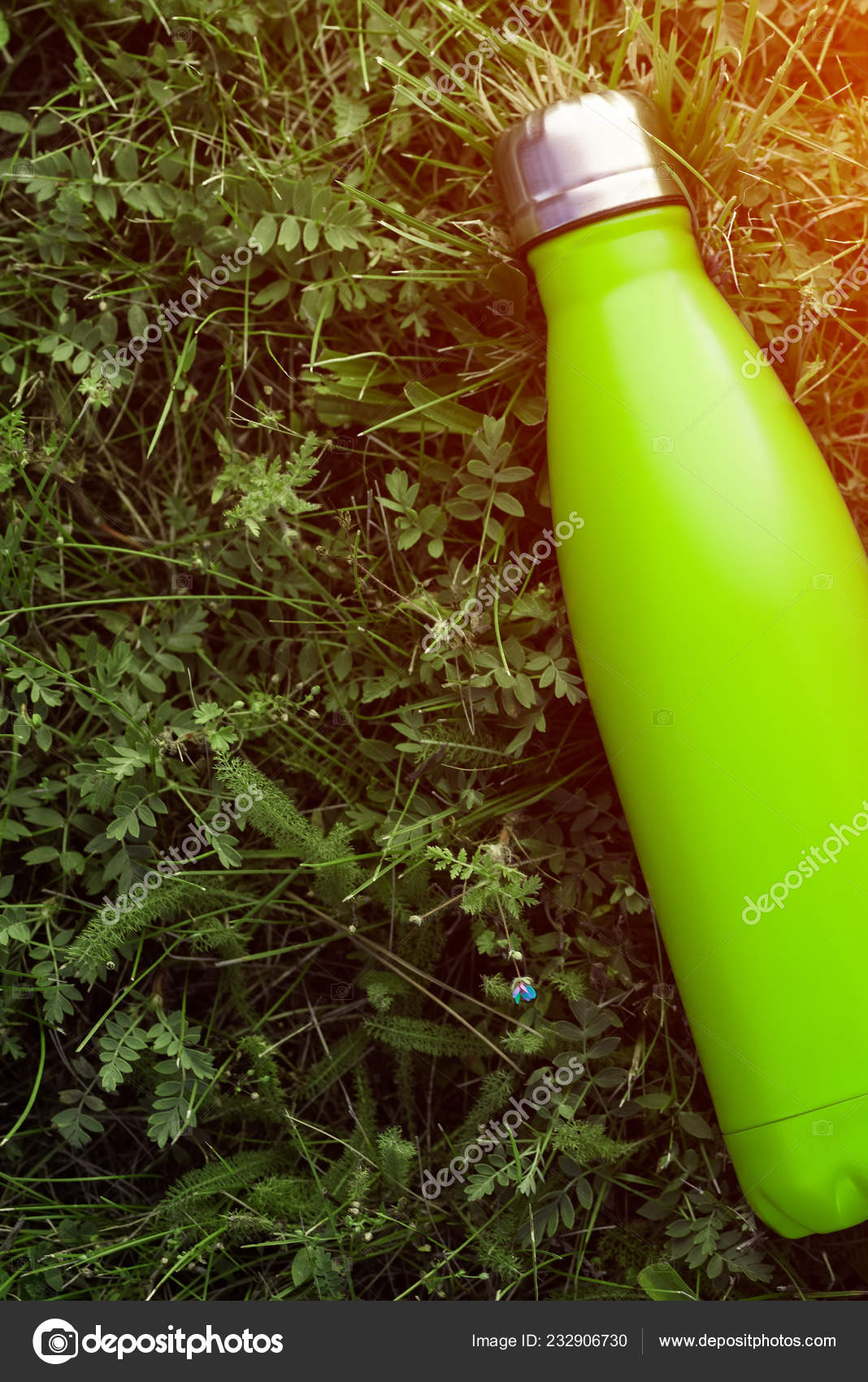 Download Stainless Thermos Water Bottle Matte Light Green Color Mockup Isolated Stock Photo Image By C Fedcophotography 232906730