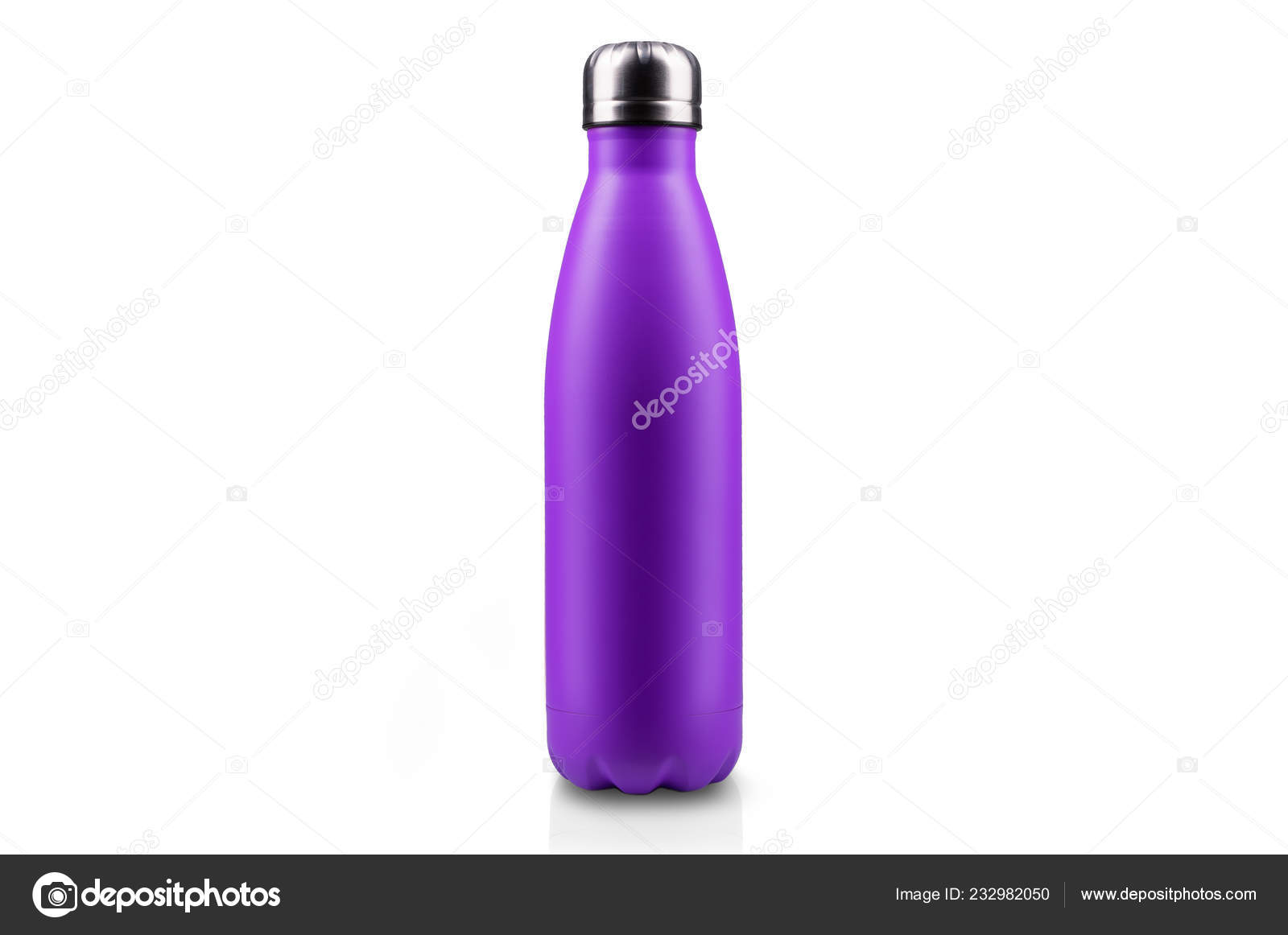 Download Purple Stainless Thermo Water Bottle Close Empty Mockup Isolated White Royalty Free Photo Stock Image By C Fedcophotography 232982050