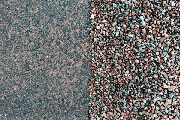 Abstract Background Wet Asphalt Small Pebbles — Stock Photo, Image