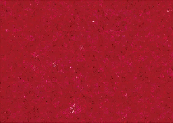 Illustration Avec Ornement Rose Rouge Noir Sur Fond Noir — Image vectorielle