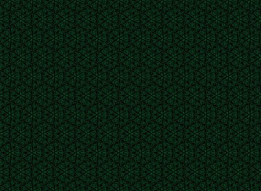 Vintage süsleme yeşil ve siyah, vektör