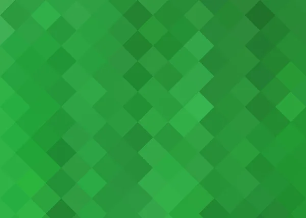 Ein Hellgrünes Mit Dunkelgrünen Quadraten Vektor Eines Modernen Geometrischen Hintergrundes — Stockvektor