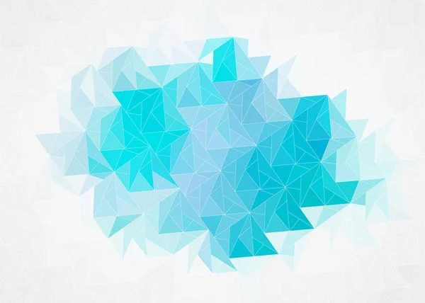 Grüne Und Blaue Tapeten Mit Geometrischen Dreieckigen Abstrakten Formen Moderne — Stockvektor