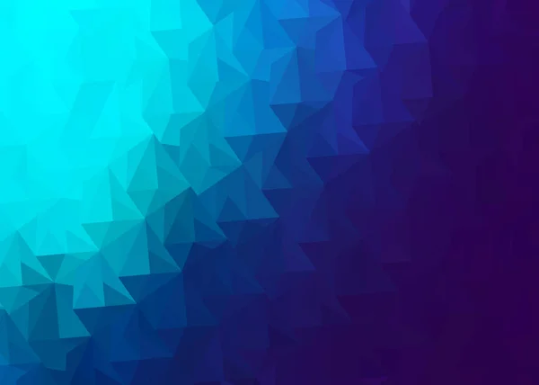 Vektor Polygonaler Hintergrund Mit Unregelmäßigem Tessellations Muster Dreieckiges Design Meerwasserfarben — Stockvektor