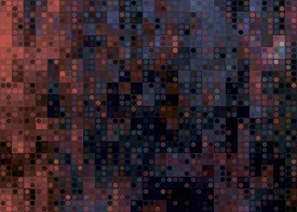 深紫色蓝色光抽象像素技术背景为计算机图形网站互联网 电路板 文本框中 马赛克 — 图库矢量图片
