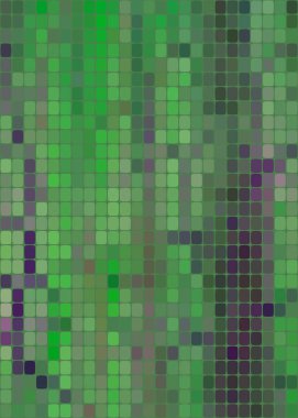 Ufuk Stadyum ışıkları görüntüsü. Yeşil arka plan ile neon etkileri ve renkli ışıklar.