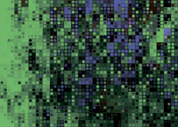 Dunkelblau Eine Dunkelgrüne Farbe Licht Abstrakte Pixel Technologie Hintergrund Für — Stockvektor