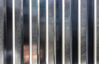 Arka plan, metal duvar Riffelblech gümüş.