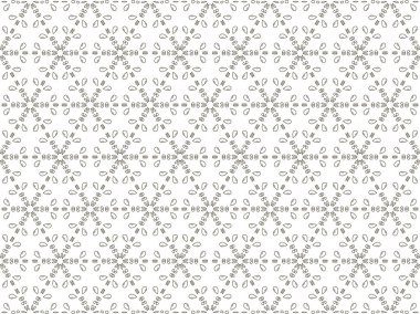 Seramik karo için siyah ve beyaz doğrusal süsleme