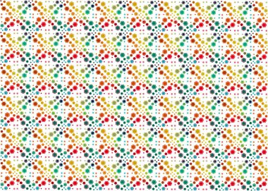 süsleme çok renkli badem tatlılar desen