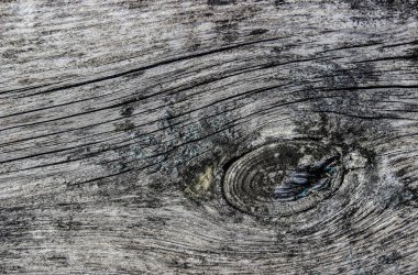 arka plan veya doku eski gri ahşap iki knot ile