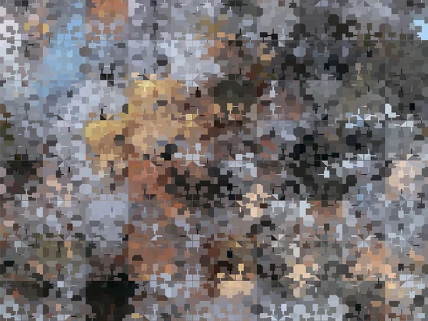 Többszínű Absztrakt Mozaik Háttér Vektoros Illusztráció — Stock Vector