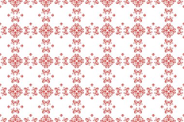 Ukrayna, Belarus kırmızı nakış seamless modeli - Vyshyvanka