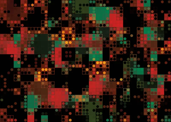 Abstrakte Geometrische Mehrfarbige Hintergrund Vektorillustration — Stockvektor