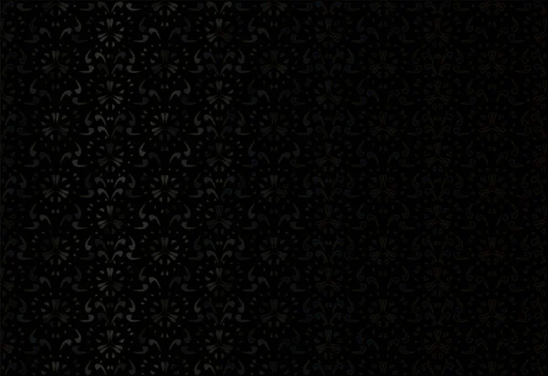 图抽象黑色花纹 — 图库矢量图片