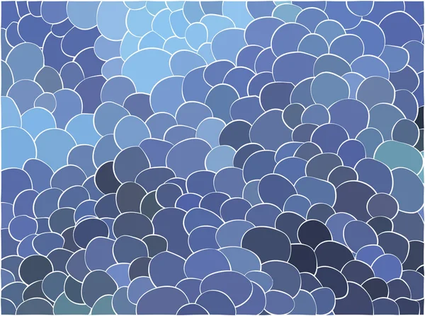 Vektor abstrakter Fleckenhintergrund in Blautönen — Stockvektor