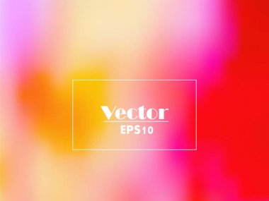 Vektör suluboya pembe ve sarı degrade soyut arka plan