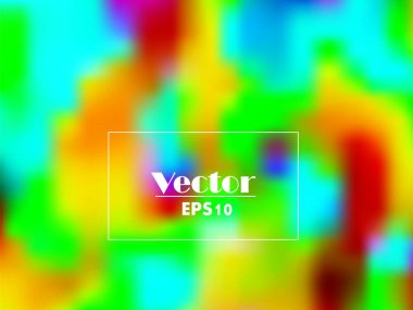 Vektör canlı bulanık gökkuşağı gradyan soyut arka plan