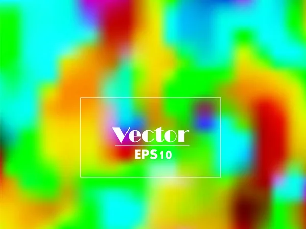 Vector levendige wazig regenboog gradiënt abstracte achtergrond — Stockvector