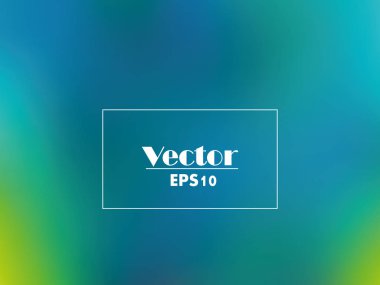 Vektör canlı bulanık zümrüt yeşili degrade soyut arka plan