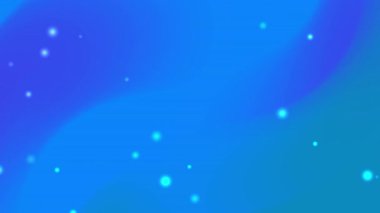 Fütürist tasarım projeleri ya da teknolojik sunumlar için mükemmel küçük parlak ışıklarla mavi gradyan arka plan, modern bir dokunuş ekleyerek.