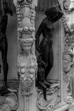 Güzel ve tarihi heykel İtalya Floransa