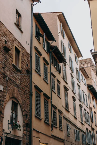 Piękne Zabytkowej Architektury Ulic Florencji Włoszech — Zdjęcie stockowe