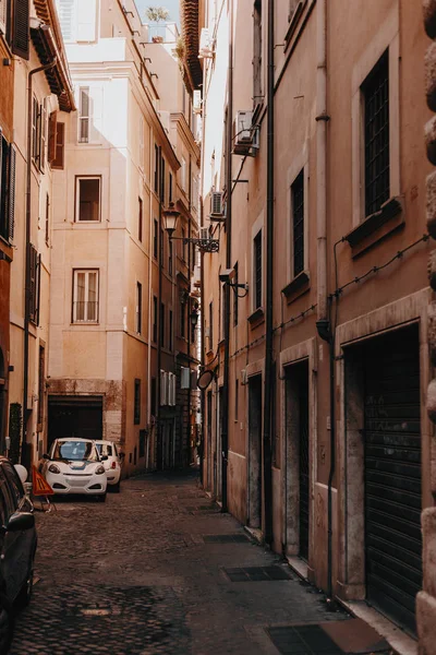 Streets Houses Sights Rome Sunny Summer Footage Trip Italy — Stock Photo, Image