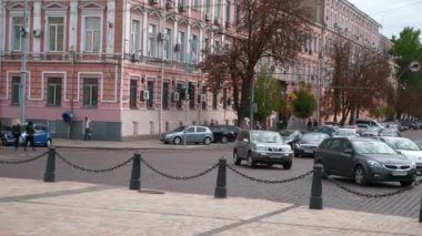 Ukrayna Kyiv. Sofiyivska Meydanı - Eylül 2019