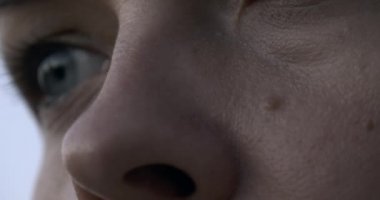 Dişi Surat 'ı aşağı indiriyorum. Ağız Dudakları Burun Gözleri. Açık havada Doğal Işıklandırma Sabah Akşam Saati