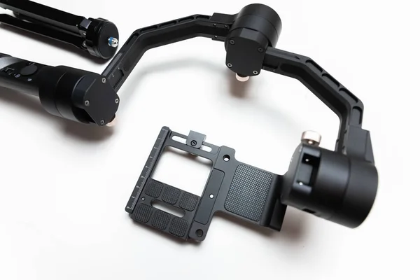 Dslr Fotocamera Gimbal Tre Assi Motorizzato Stabilizzatore Treppiede Sistema Uno — Foto Stock