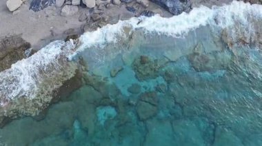 Günbatımı okyanus plajı. Yüksek kalite