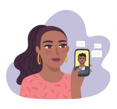 Online Sohbet. Uzun mesafe iletişimi. 