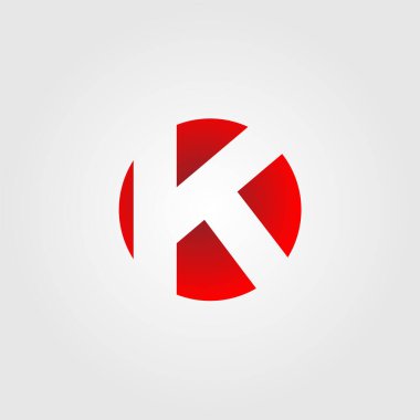 Set of Letter K logo design templates. Modern isolated Letter K icon symbol for brands and initials. Afabet letter K logo for business.