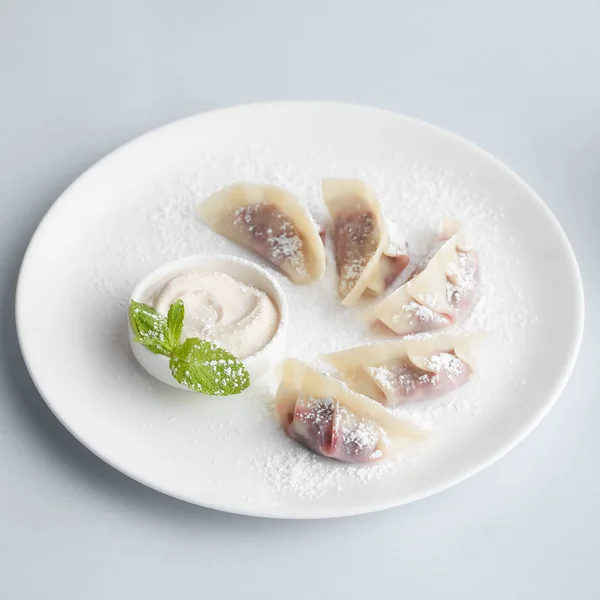 Japanska traditionella efterrätt dumplings — Stockfoto