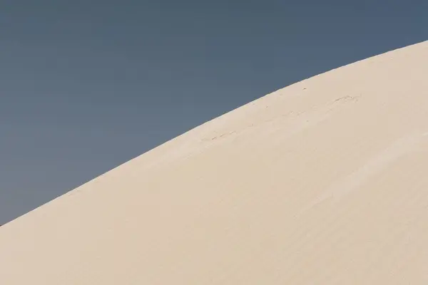 Dunas Arena Infinitas Cielo Azul Islas Canarias —  Fotos de Stock