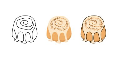 Tarçın rulo seti, tarçın, krema.