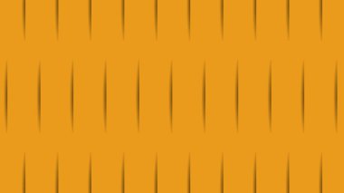 Çizgili, soyut sarı bir arka plan. 3 boyutlu kağıt kesimi turuncu arkaplan.