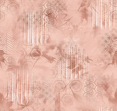 Çiçekli suluboya desen. Modern çiçek deseni. El çizimi çiçek deseni. Klasik çiçek desenleri.