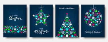 Noel ağacı, top, Xmas elemanları ve süslemeleri. 