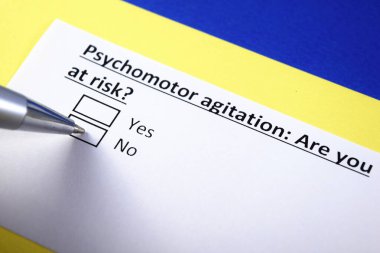 Psikomotor çalkantı: risk altında mısınız? Evet ya da hayır.?