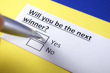 Bir sonraki kazanan sen mi olacaksın? Evet ya da hayır.?