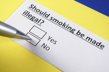 Sigara içmek yasaklanmalı mı? Evet ya da hayır.?